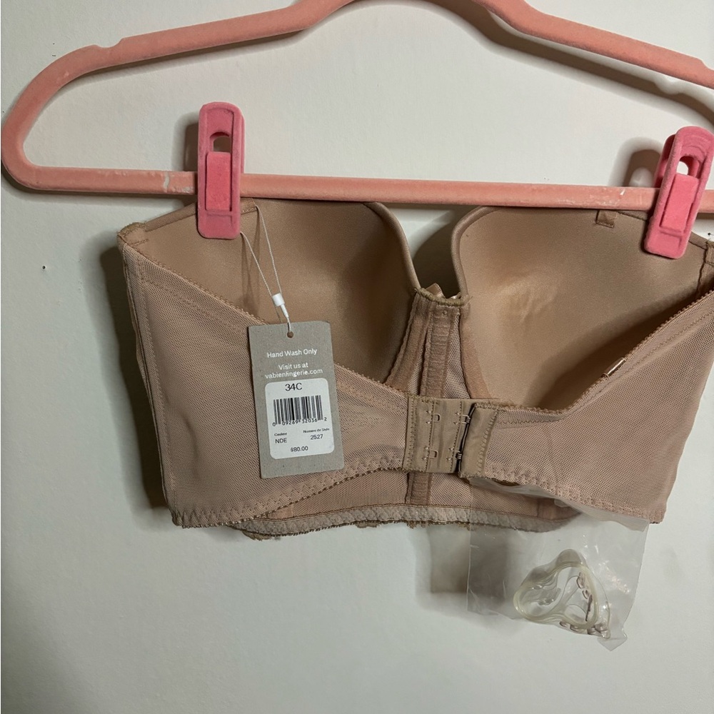 Vabien NWT 34C Nude Strapless Bra/Corset - Picture 5 of 5